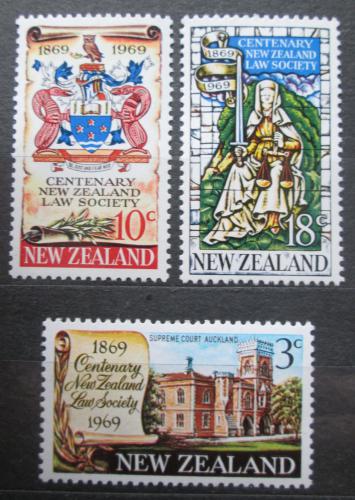 Poštovní známky Nový Zéland 1969 Právnický kongres Mi# 499-501