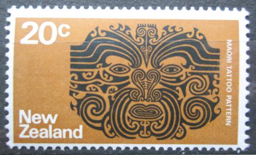 Poštovní známka Nový Zéland 1970 Maorské tetování Mi# 531