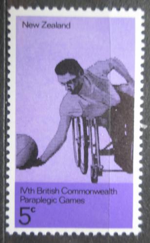 Poštovní známka Nový Zéland 1974 Basketbal handycapovaných Mi# 621