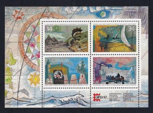 Poštovní známky Kanada 1986 Objevy Mi# Block 5 Kat 6€