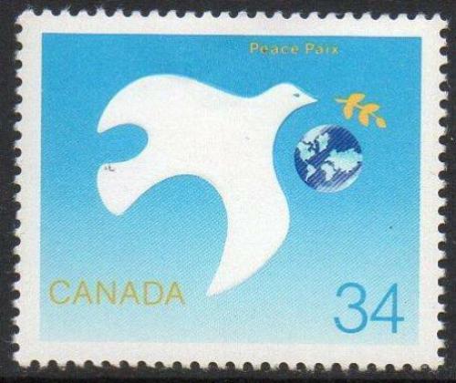 Poštovní známka Kanada 1986 Holubice míru Mi# 1010