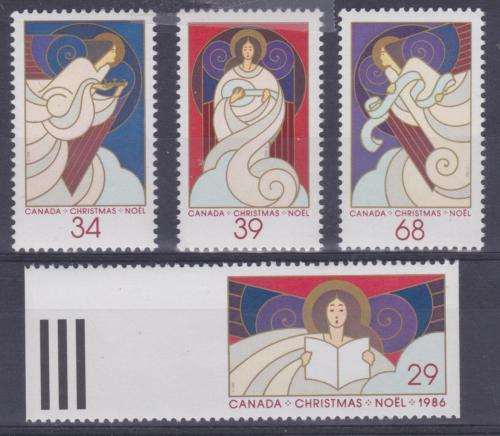 Poštovní známky Kanada 1986 Vánoce Mi# 1013-16 Kat 5.90€