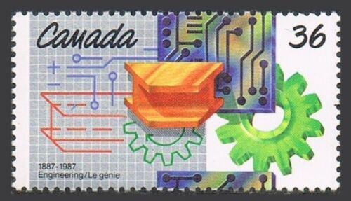 Poštovní známka Kanada 1987 Symboly techniky Mi# 1040