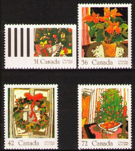 Poštovní známky Kanada 1987 Vánoce Mi# 1062-65