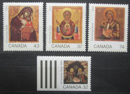 Poštovní známky Kanada 1988 Vánoce Mi# 1109-12 Kat 4.60€