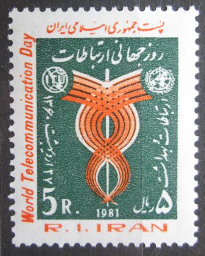 Poštovní známka Írán 1981 Svìtový den telekomunikací Mi# 1995