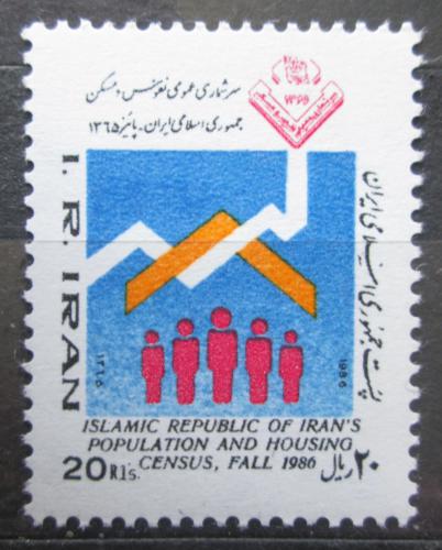 Poštovní známka Írán 1986 Sèítání lidu Mi# 2180