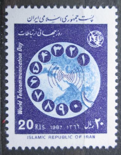 Poštovní známka Írán 1987 Svìtový den komunikace Mi# 2214