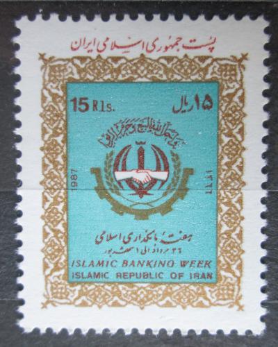 Poštovní známka Írán 1987 Týden bank Mi# 2227