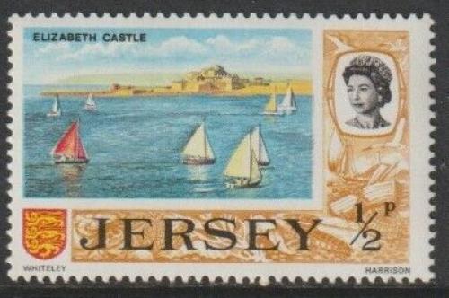 Poštovní známka Jersey 1970 Hrad Elizabeth Castle Mi# 34