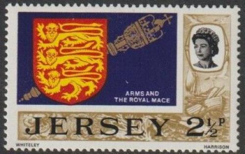 Poštovní známka Jersey 1970 Znak Mi# 38