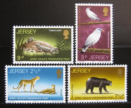 Poštovní známky Jersey 1972 Fauna Mi# 65-68