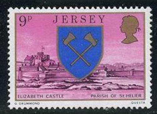 Poštovní známka Jersey 1976 Elizabeth Castle, St. Helier Mi# 137