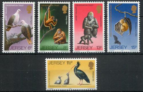 Poštovní známky Jersey 1979 Fauna Mi# 207-11