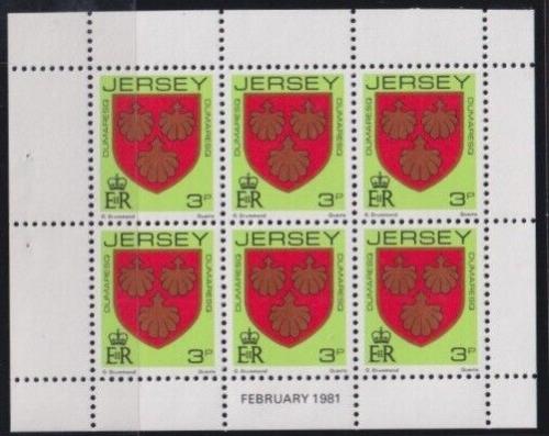 Poštovní známky Jersey 1981 Erb rodiny Dumaresq 6blok Mi# 245