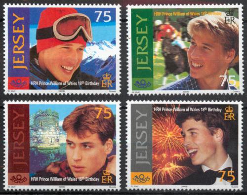 Poštovní známky Jersey 2000 Princ William Mi# 945-48 Kat 12€