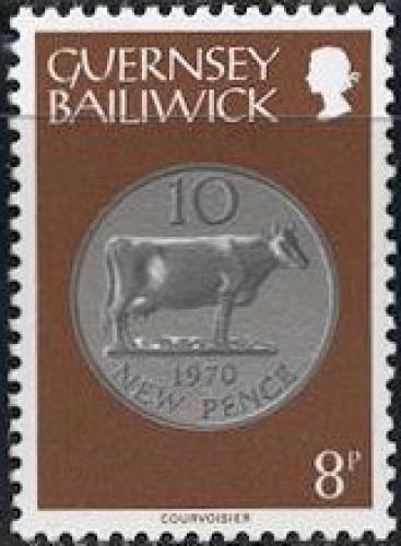 Poštovní známka Guernsey 1979 Mince Mi# 180