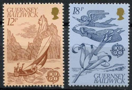 Poštovní známky Guernsey 1981 Evropa CEPT, folklór Mi# 223-24