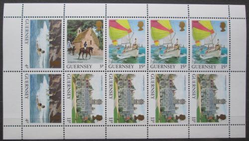 Poštovní známky Guernsey 1985 Turistické zajímavosti Mi# N/N