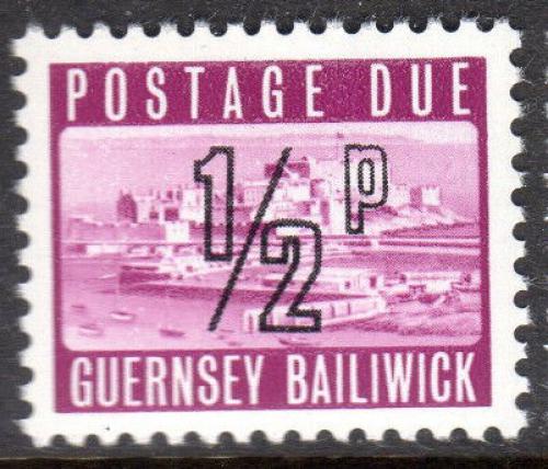 Poštovní známka Guernsey 1971 Hrad Cornet, doplatní Mi# 8