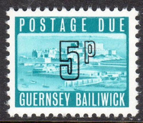 Poštovní známka Guernsey 1971 Hrad Cornet, doplatní Mi# 13