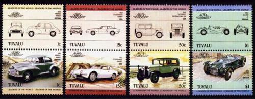 Poštovní známky Tuvalu 1984 Automobily Mi# 268-75 Kat 6€