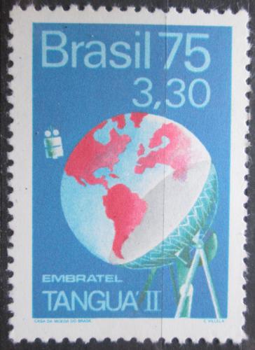 Poštovní známka Brazílie 1975 Pozemní stanice EMBRATEL Mi# 1503