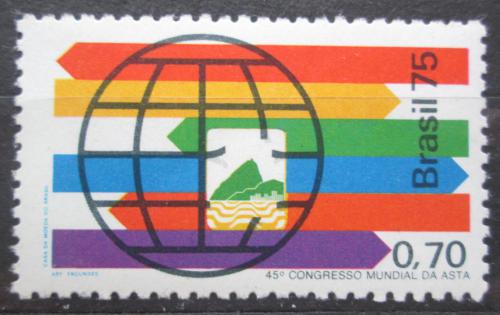 Potovn znmka Brazlie 1975 Svtov kongres ASTA Mi# 1509