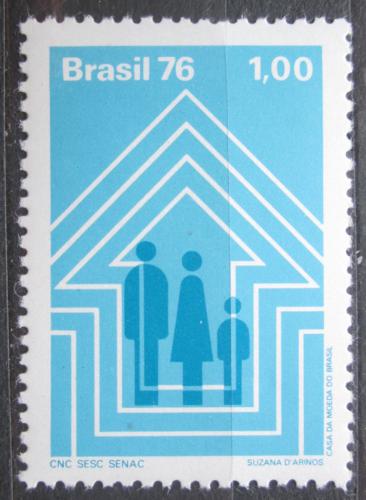 Potovn znmka Brazlie 1976 Rodina Mi# 1558