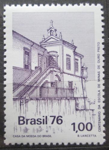 Potovn znmka Brazlie 1976 Hornick akademie, 100. vro Mi# 1563
