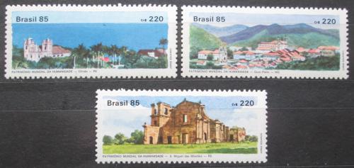 Poštovní známky Brazílie 1985 Památky UNESCO Mi# 2100-02