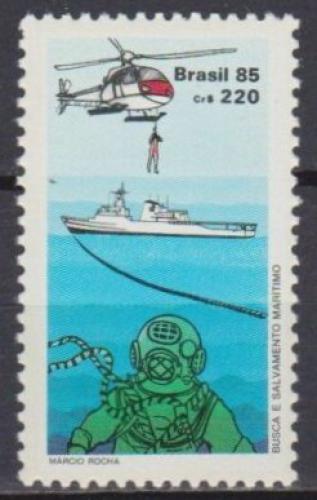 Poštovní známka Brazílie 1985 Záchranáøi Mi# 2128