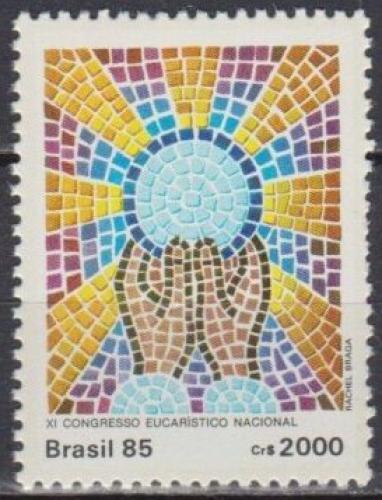 Poštovní známka Brazílie 1985 Eucharistický kongres Mi# 2131