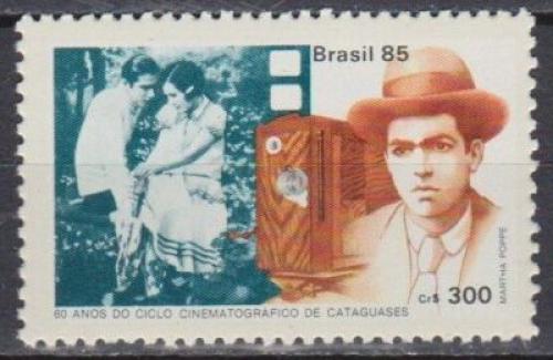 Poštovní známka Brazílie 1985 Humberto Duarte Mauro, herec Mi# 2132