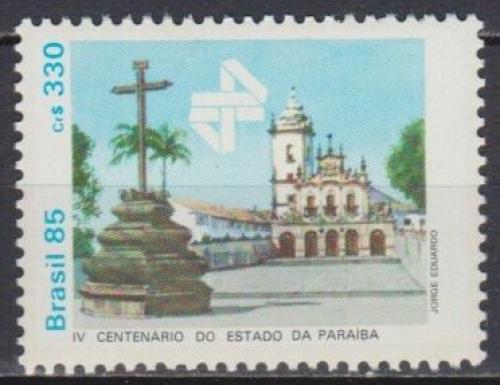 Poštovní známka Brazílie 1985 Klášter Santo Antônio, João Pessoa Mi# 2133