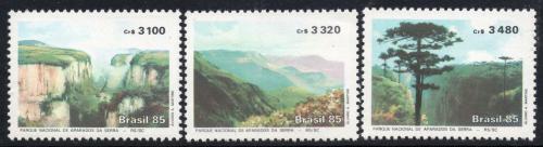 Poštovní známky Brazílie 1985 NP Aparados da Serra Mi# 2143-45 Kat 5€