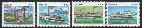 Poštovní známky Brazílie 1985 Lodì Mi# 2148-51