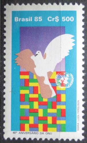 Poštovní známka Brazílie 1985 OSN, 40. výroèí Mi# 2153