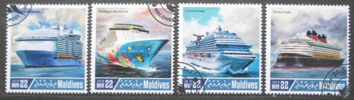 Potovn znmky Maledivy 2019 Vletn lod Mi# 8319-22 Kat 11 - zvtit obrzek