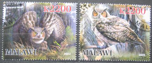 Poštovní známky Malawi 2022 Sovy Mi# N/N