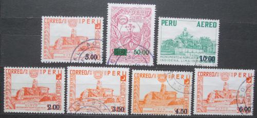 Poštovní známky Peru 1976 Observatoø Inkù pøetisk Mi# 1005-11