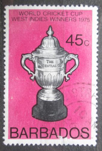 Poštovní známka Barbados 1976 Pohár pro vítìze MS v kriketu Mi# 404 
