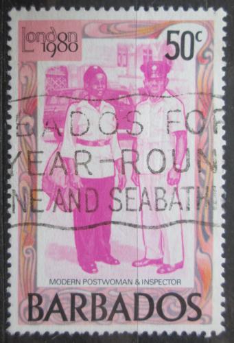 Poštovní známka Barbados 1980 Poštovní úøedníci Mi# 510