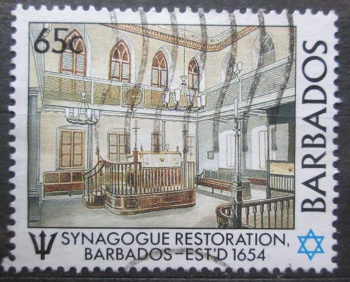 Poštovní známka Barbados 1987 Synagoga v Bridgetownu Mi# 684