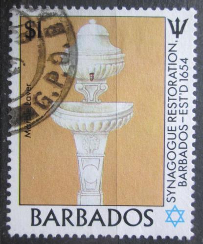 Poštovní známka Barbados 1987 Mramorové umyvadlo Mi# 686