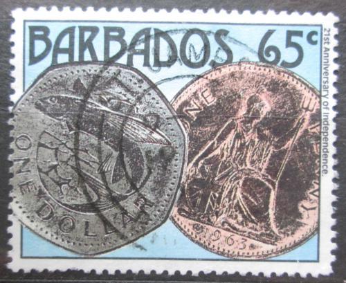 Poštovní známka Barbados 1987 Mince Mi# 689