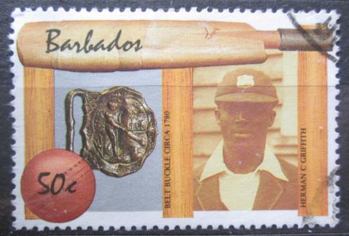 Poštovní známka Barbados 1988 Herman C. Griffith, kriket Mi# 694