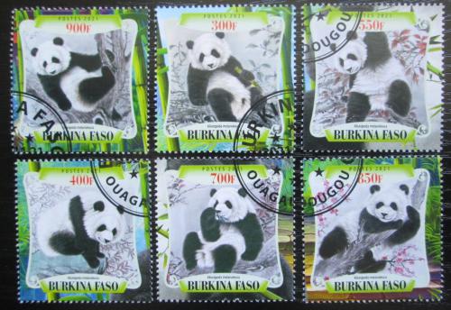 Poštovní známky Burkina Faso 2021 Pandy Mi# Mi# N/N