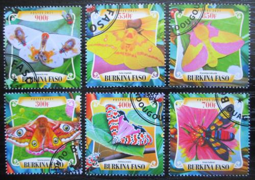 Poštovní známky Burkina Faso 2021 Motýli Mi# Mi# N/N