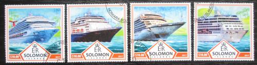 Poštovní známky Šalamounovy ostrovy 2017 Výletní lodì Mi# 4542-45 Kat 12€